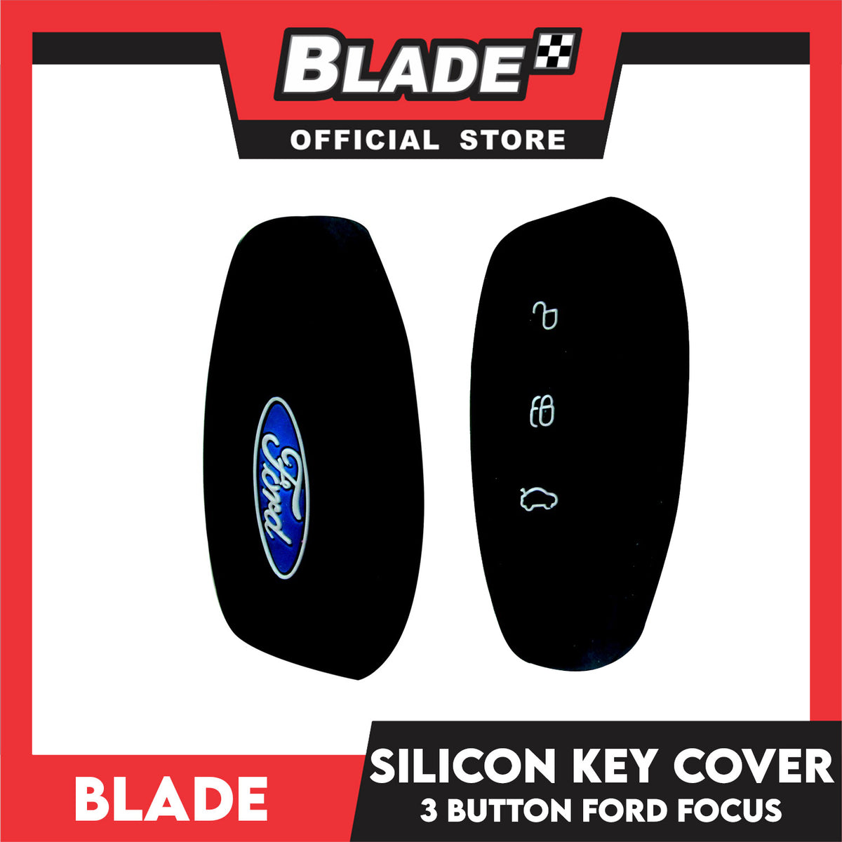 Blade Silicone Case Key Cover 3BT Ford Focus