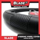 Blade Steering Wheel Cover AN8905 (Black) 38cm for Toyota, Mitsubishi, Honda, Hyundai, Ford, Nissan, Suzuki, Isuzu, Kia, MG and more