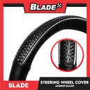 Blade Steering Wheel Cover AN8909 (Black, Brown) 38cm for Toyota, Mitsubishi, Honda, Hyundai, Ford, Nissan, Suzuki, Isuzu, Kia, MG and more