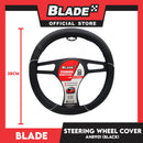 Blade Steering Wheel Cover AN8901 (Black) 38cm for Toyota, Mitsubishi, Honda, Hyundai, Ford, Nissan, Suzuki, Isuzu, Kia, MG and more