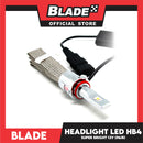 Blade Super Bright LED Auto Headlight HB4/9006/H9012 12V (Pair) Headlight Lamps, Led Light