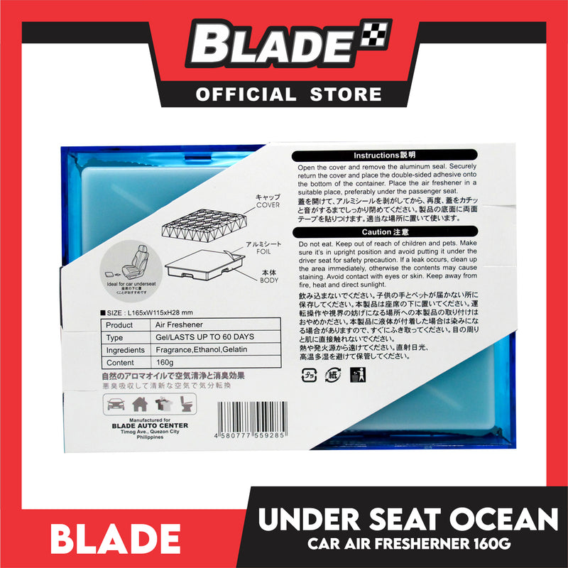 2pcs Blade Under Seat Car Air Freshener 160g (Ocean)