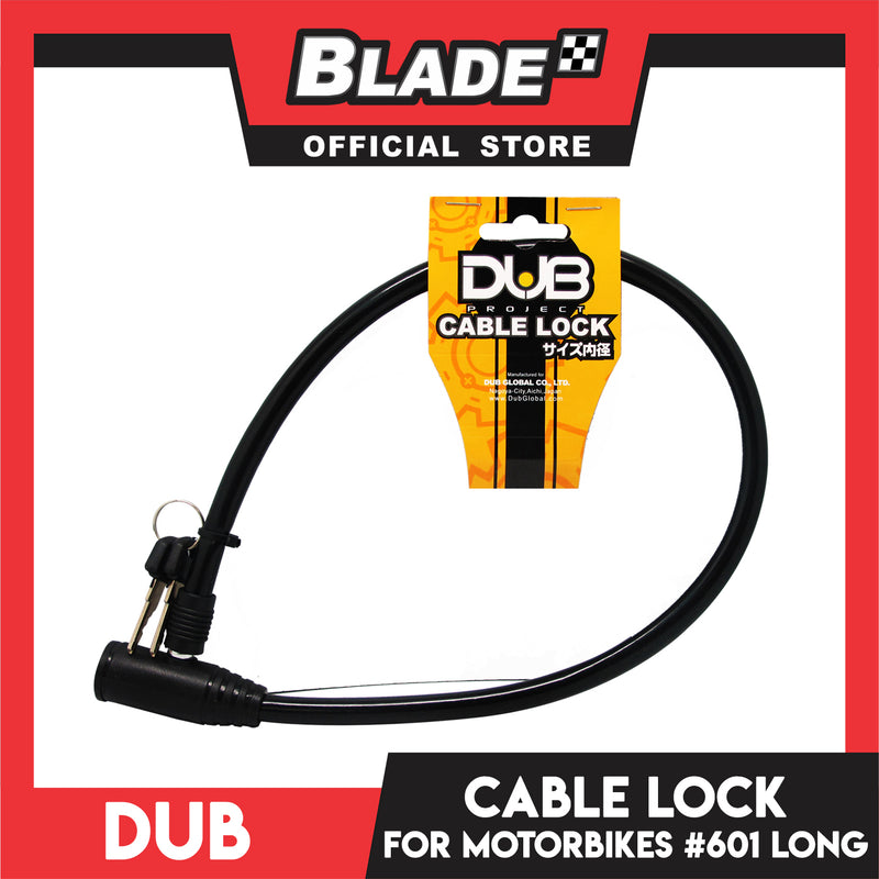 Dub Bike Lock 601 Cylinder Lock with 2 Keys (Black)