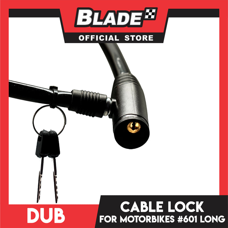 Dub Bike Lock 601 Cylinder Lock with 2 Keys (Black)