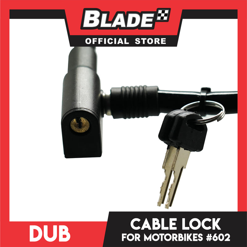 Dub Bike Lock 602 Rectangular Lock with 2 Keys (Black)