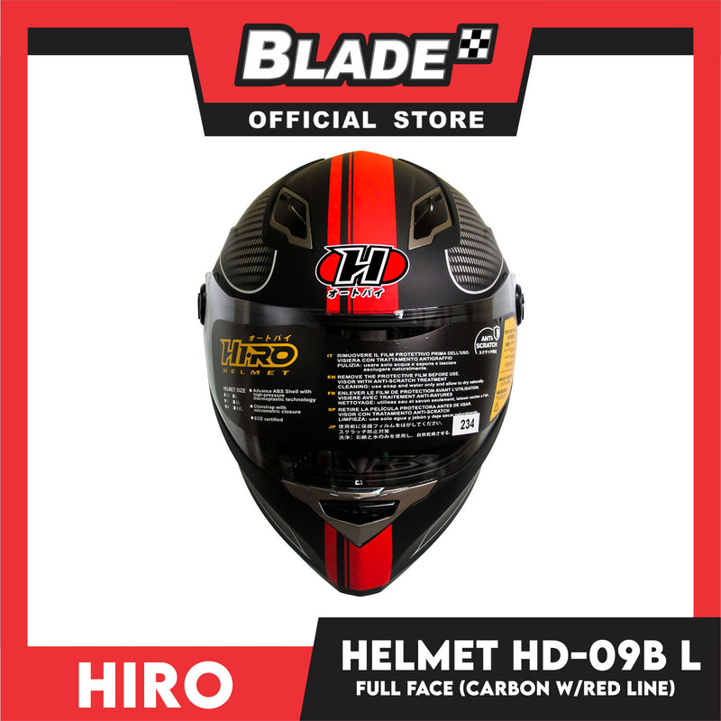 HIRO Helmet HD-09B Carbon (Full face) Large