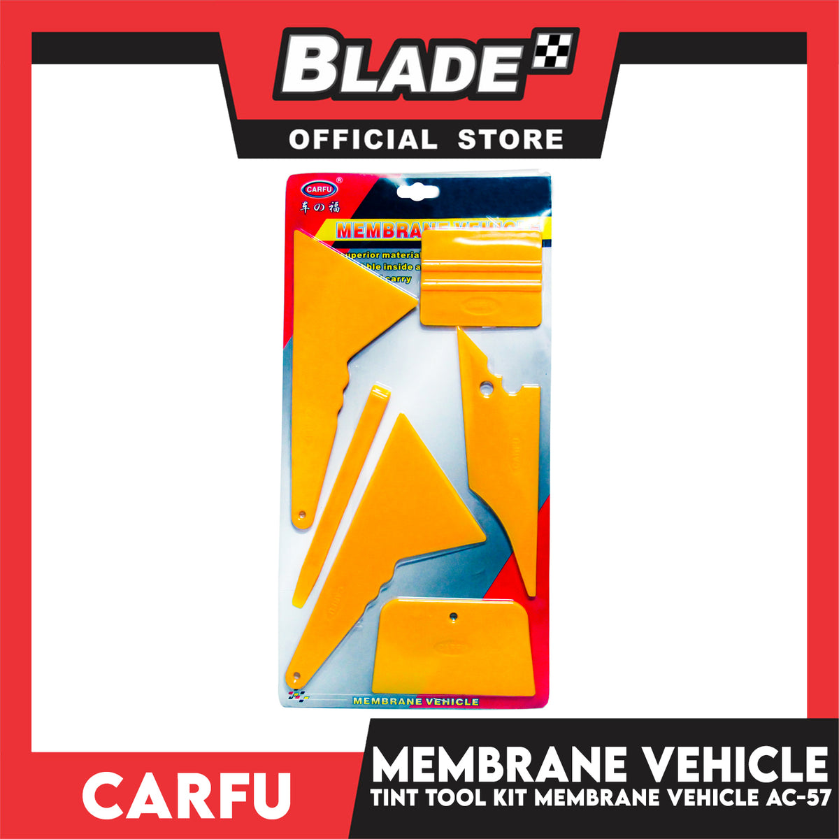 Carfu Tint Tool Kit Membrane Vehicle AC-57