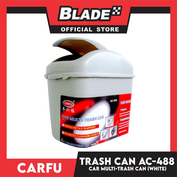Carfu AC-488 Car Multi-Trash Can (Grey)