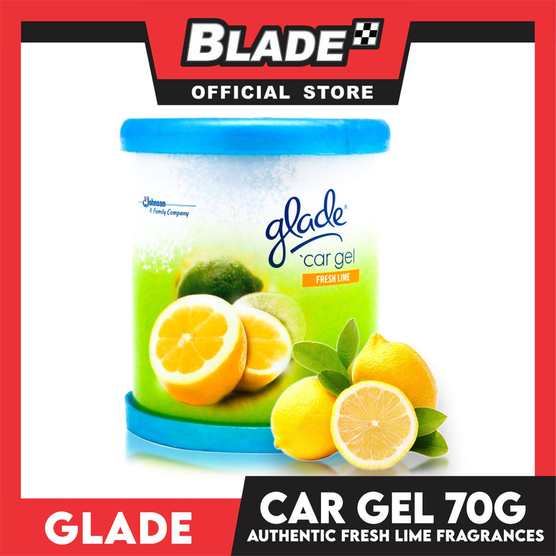 Glade Car Gel Air Freshener 70g (Fresh Lime)