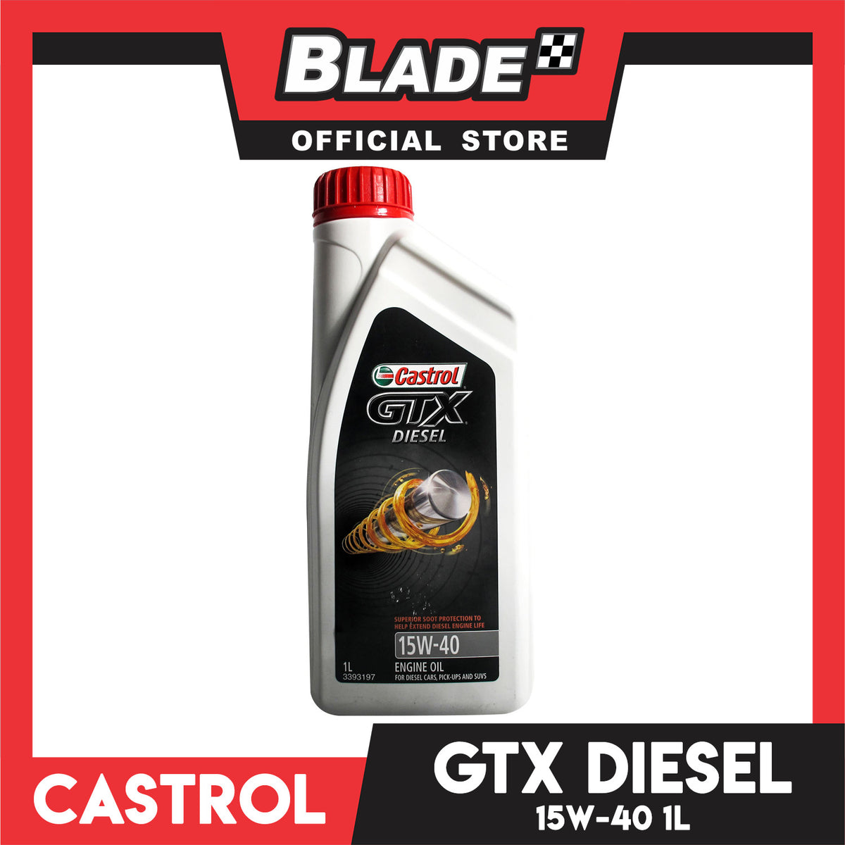 Castrol GTX Diesel 15W-40 Engine Oil 1L