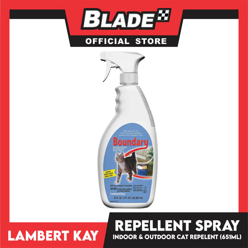 garden cat deterrent spray Lambert Kay Boundary Indoor and Outdoor 651ml Cat Repellent Spray – blade.ph
