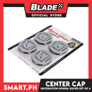 Center Cap Honda Silver (Set of 4) Wheel Center Hub Cap