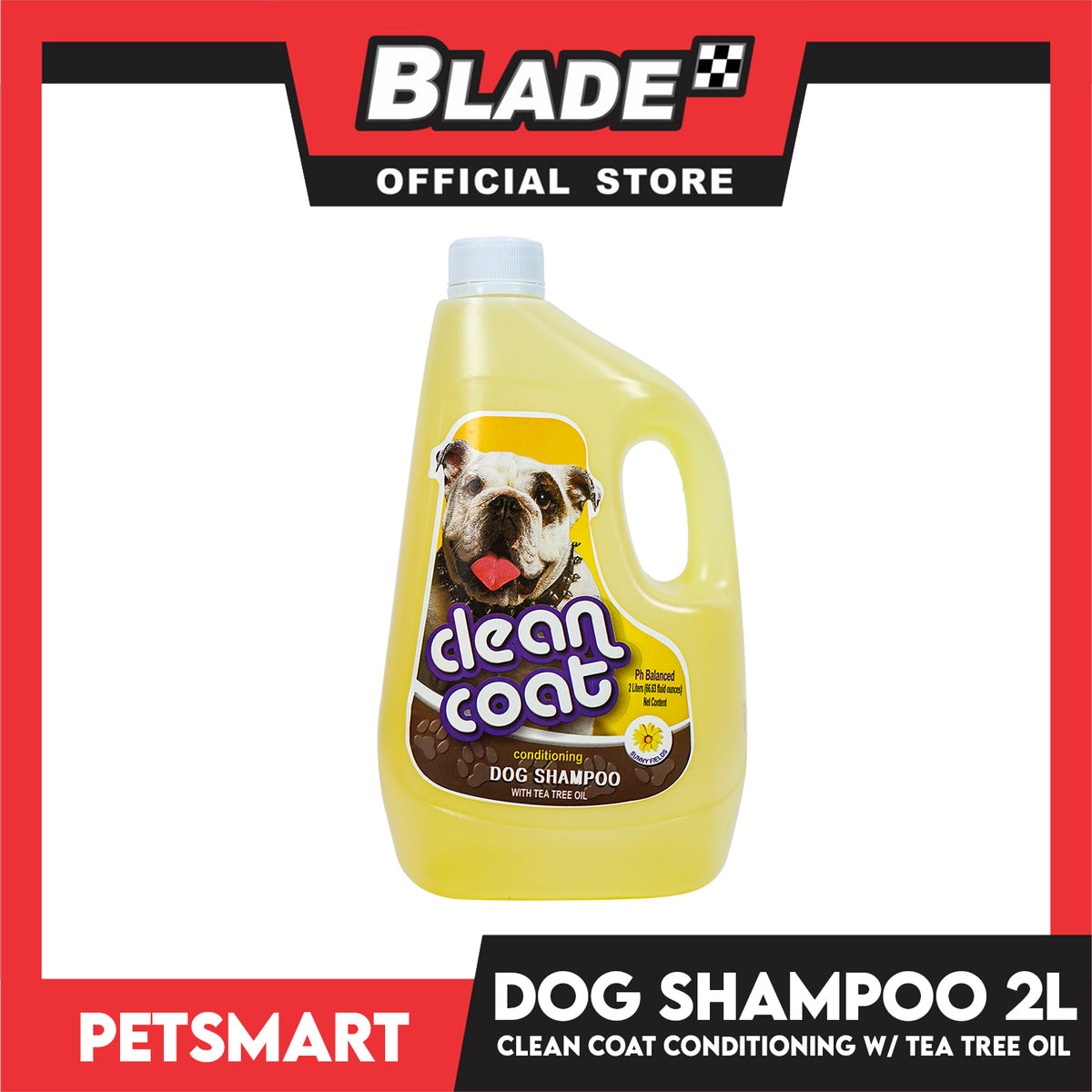 Clean Coat Conditioning With Tea Tree Oil 2 Liters (Sunny Fields) Dog Shampoo