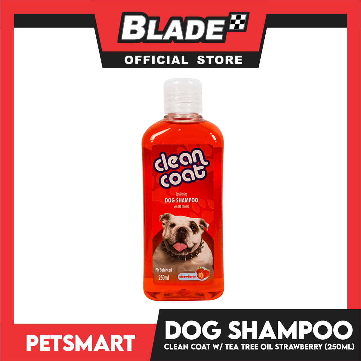 Clean Coat Conditioning With Tea Tree Oil 250ml (Strawberry) Dog Shampoo