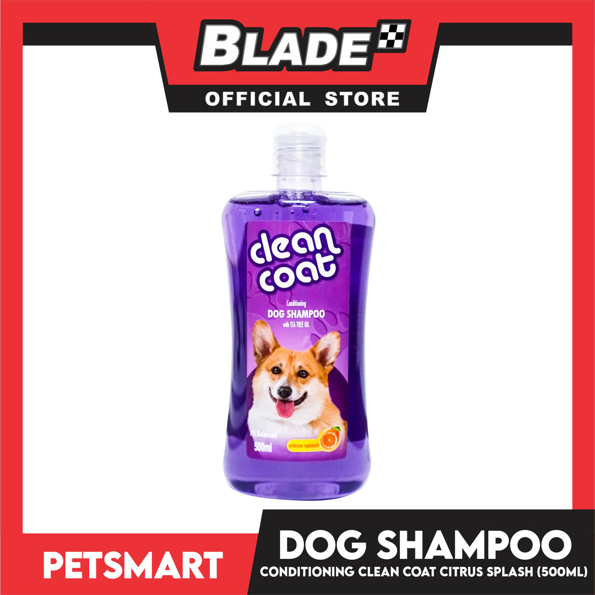 Clean Coat Conditioning With Tea Tree Oil 500ml (Citrus Splash) Dog Shampoo