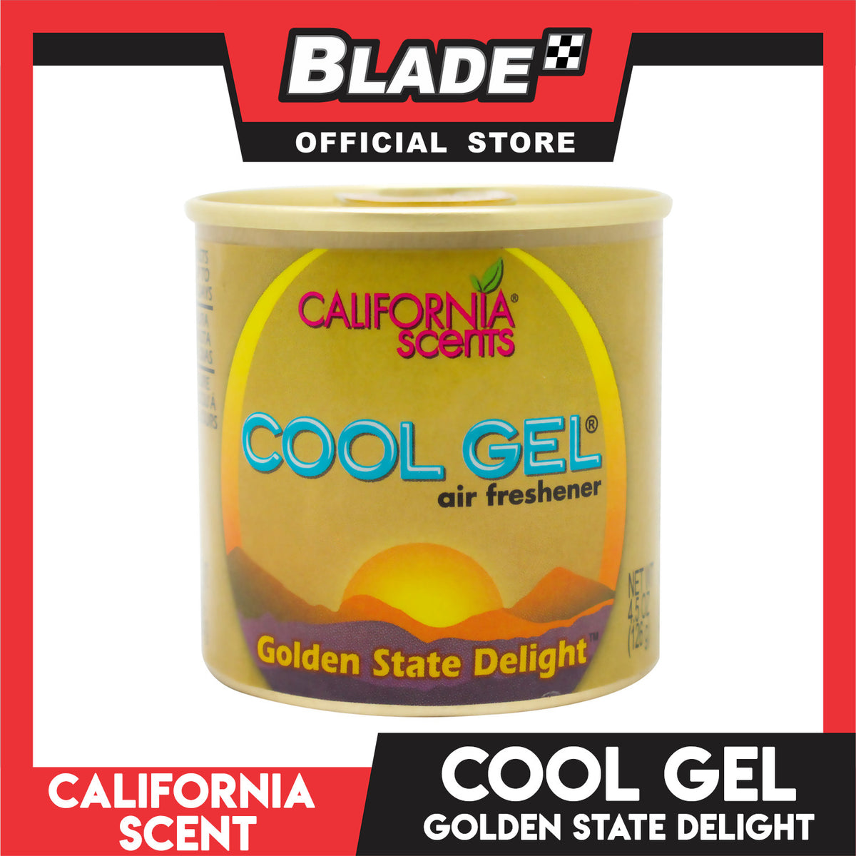 California Scent Cool Gel Air Freshener (La Jolla Lemon)