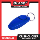 Doggo Crisp Clicker And Whistle (Blue) Sounds To Get Your Dog's Attention