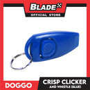 Doggo Crisp Clicker And Whistle (Blue) Sounds To Get Your Dog's Attention