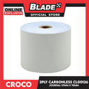 Croco 2PLY Carbonless CL00126 Journal 57x70mm Thermal Paper for POS Printer