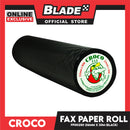 Croco Fax Paper Roll FPOO250 216MM x 30M (Black) for Fax Machine Refill