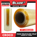 Croco Food Wrap 15inches x 500meters Cling Wrap Plastic Food Wrap and BPA Free Plastic Wrap