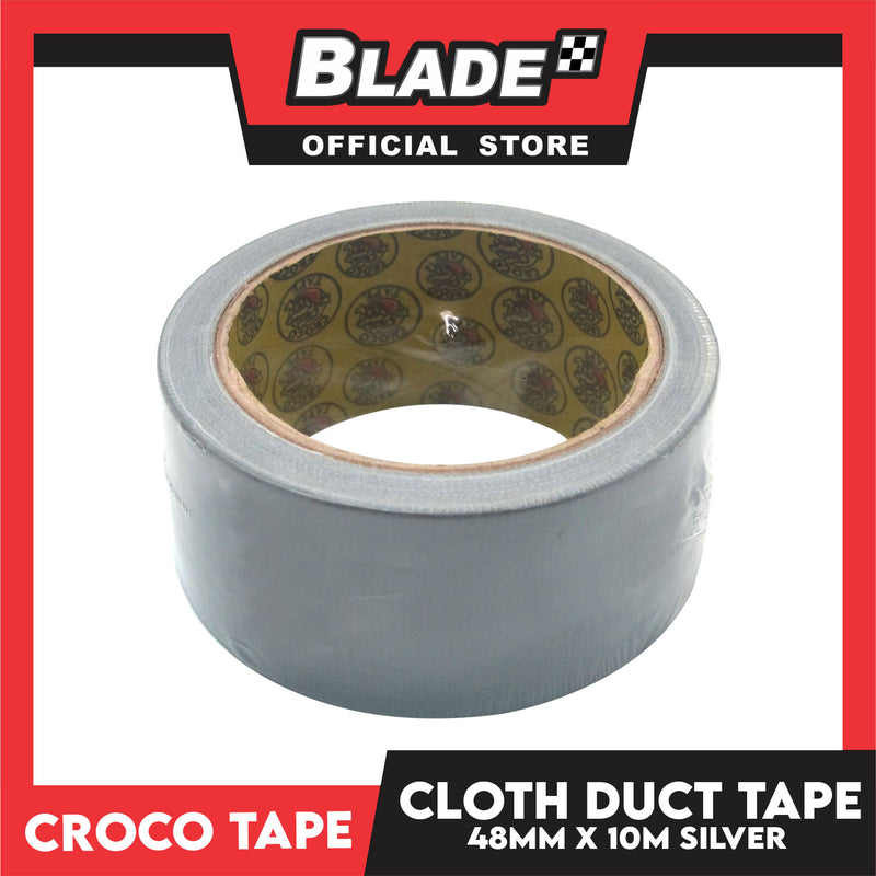 Croco Tape Cloth Duct Tape 48mm x 10m (Silver)