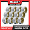 Croco Tape Cloth Duct Tape 48mm x 10m Bundle of 12 (Silver)