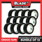 Croco Tape Flame Retardant PVC Electrical Insulating Tape 19mm x 4m Bundle of 12 (Black)