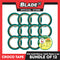 Croco Tape Flame Retardant PVC Electrical Insulating Tape 19mm x 4m Bundle of 12 (Green)