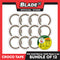 Croco Tape Flame Retardant PVC Electrical Insulating Tape 19mm x 4m Bundle of 12 (White)