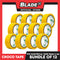 Croco Tape Flame Retardant PVC Electrical Insulating Tape 19mm x 4m Bundle of 12 (Yellow)