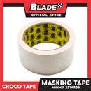 Croco Tape Masking Tape 48mm x 25yards (Beige) General Purpose for Home and Office use