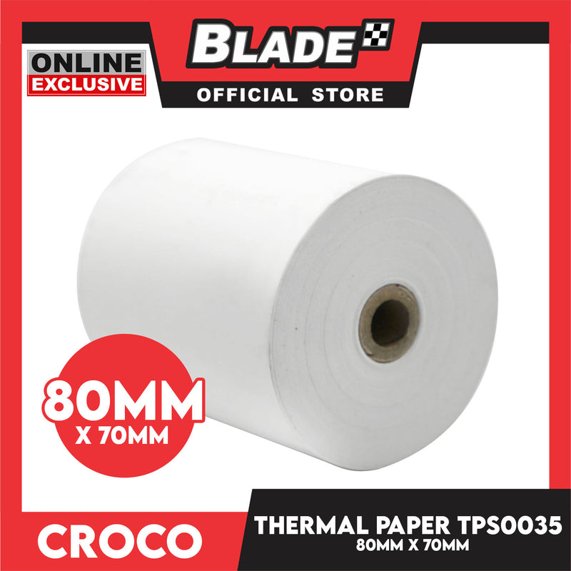 Croco Thermal Paper 80x70mm TPS0035 Thermal Paper for POS Printer