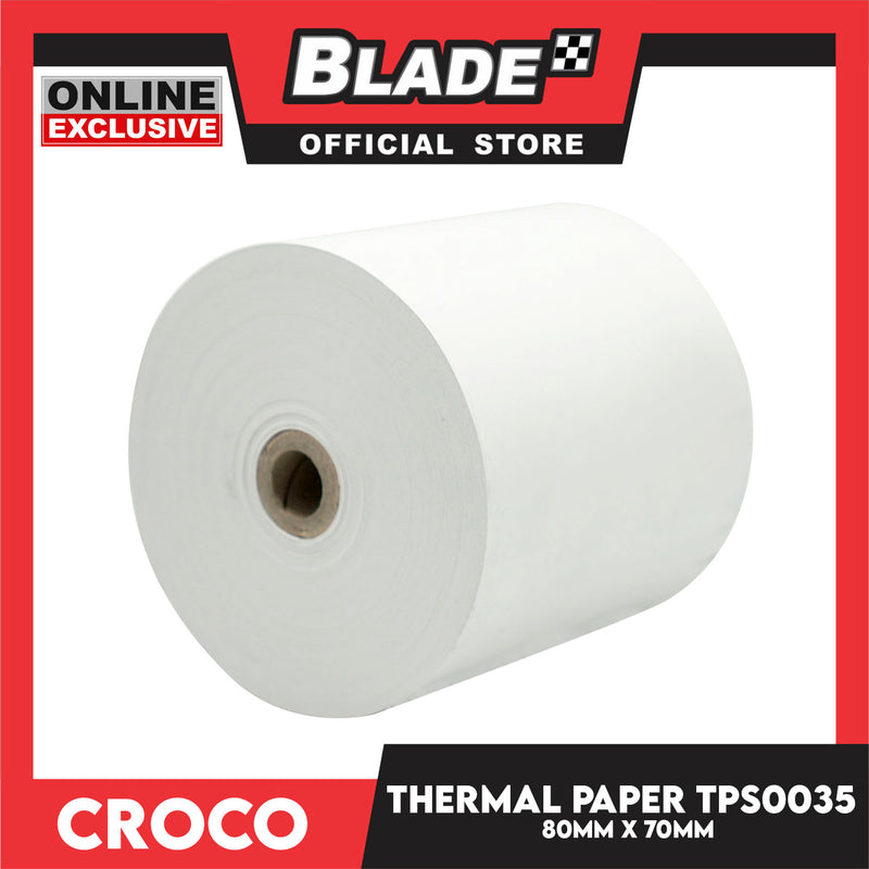 Croco Thermal Paper 80x70mm TPS0035 Thermal Paper for POS Printer