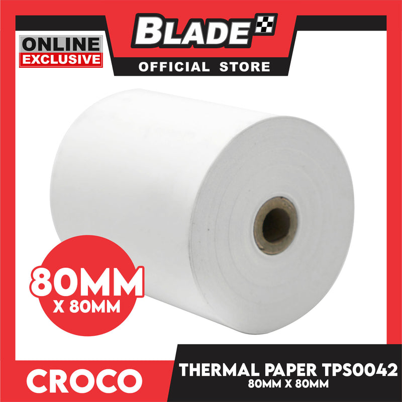 Croco Thermal Paper 80x80mm TPS0042 Cash Register POS Receipt Paper