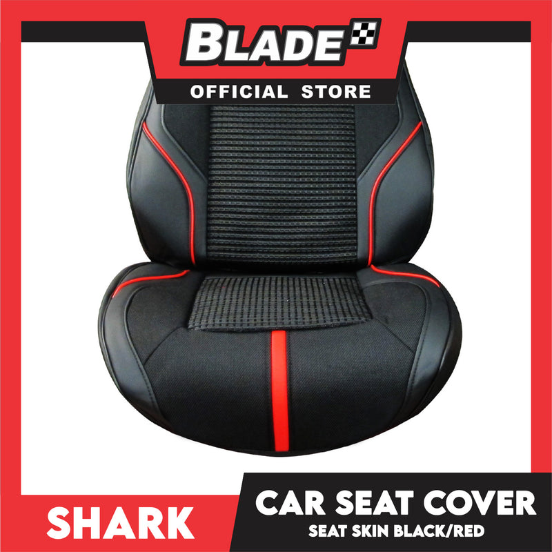 Shark Seat Cover Car Seat Skins with Ice Knit Black/Red