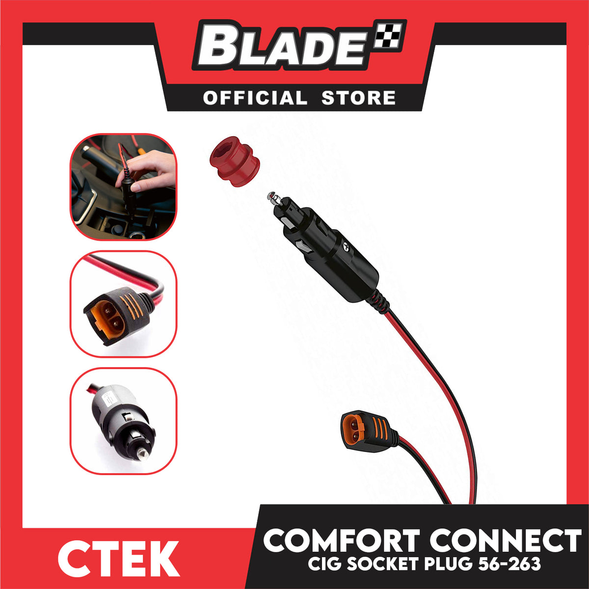 Ctek Comfort Connect Cig. Plug 56-263 8A