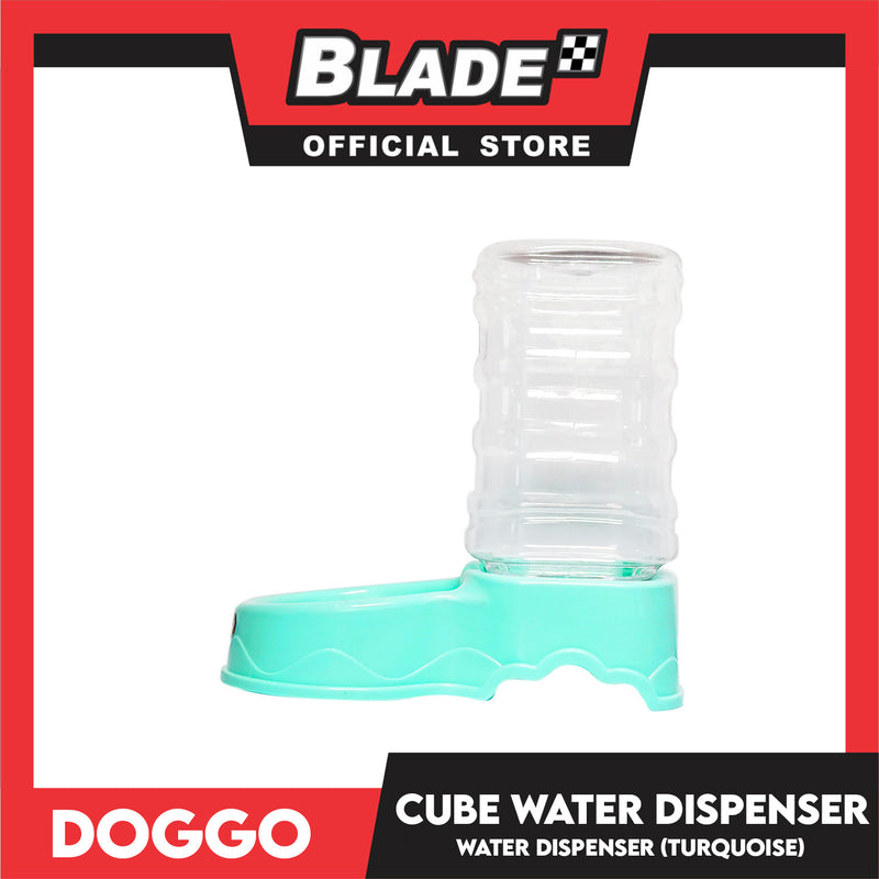 Doggo Dog Cube Water Dispenser (Turquoise Blue)