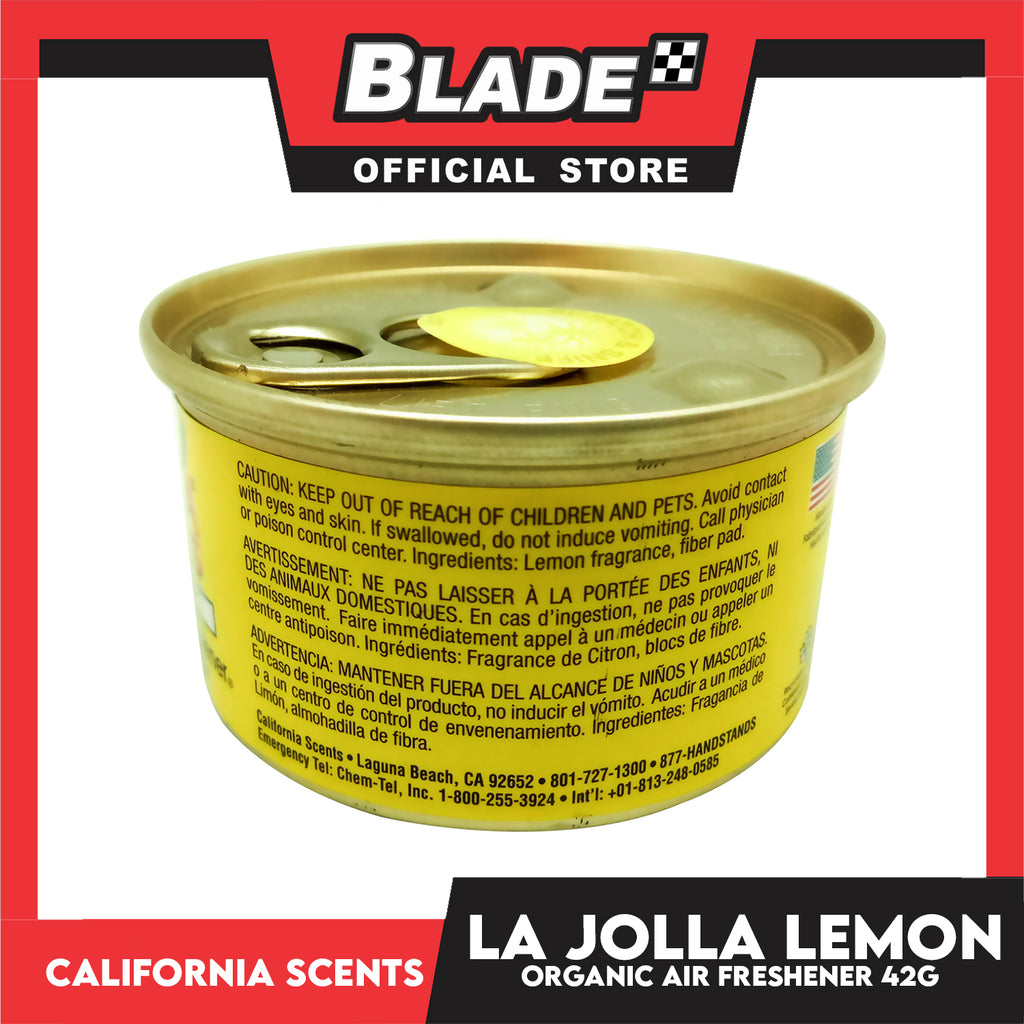 California Scents Car Scents – La Jolla Lemon Air Freshener