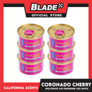 6pcs California Scents Organic Air Freshener 42g (Coronado Cherry)
