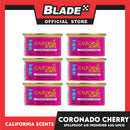 6pcs California Scents Organic Air Freshener 42g (Coronado Cherry)