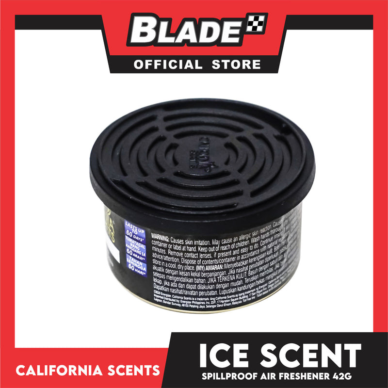 California Scents Organic Air Freshener Black Ice Spillproof 42g blade.ph