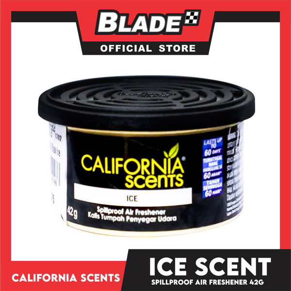 California Scents Organic Air Freshener Black Ice Spillproof 42g