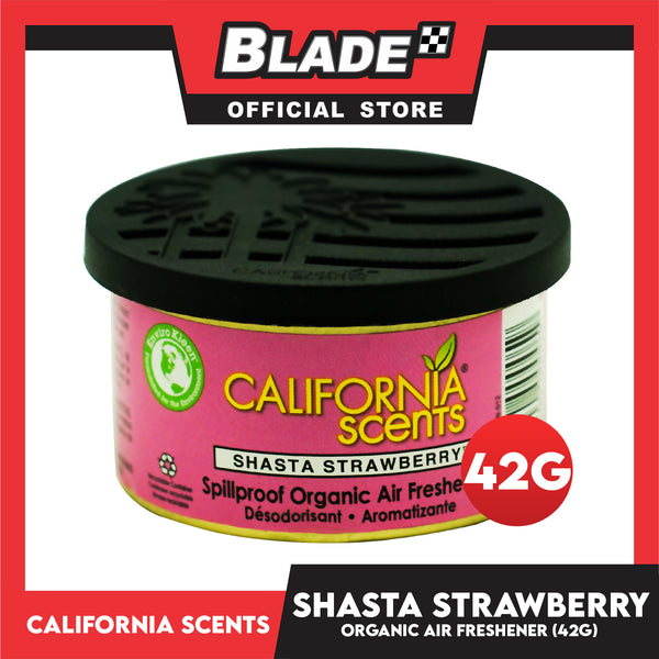 California Scents Organic Air Freshener (Shasta Strawberry) 42g