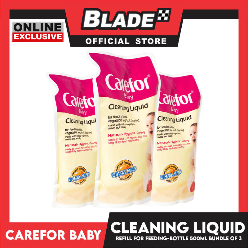 Carefor Baby Cleaning Liquid Refill CF00500030 500ml (Set of 3)