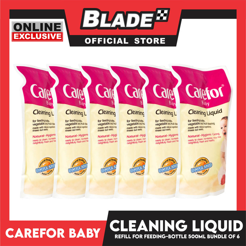 Carefor Baby Cleaning Liquid Refill  CF00500060 500ml (Set of 6)
