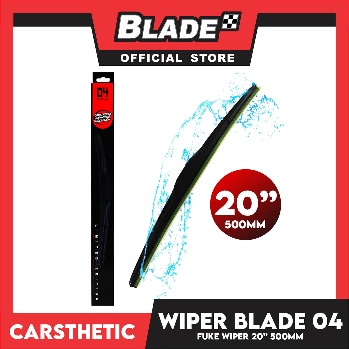 Carsthetic Fuke Aeroblades Wiper Blade 20'' 500mm