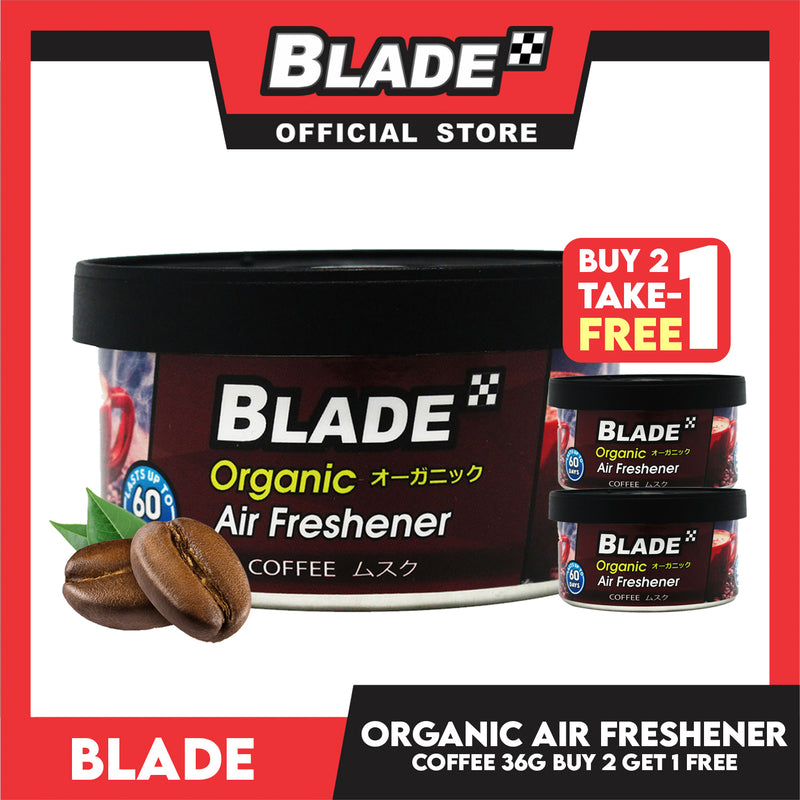 Blade Organic Air Freshener Coffee 36g (Buy 2 Take 1 Free)