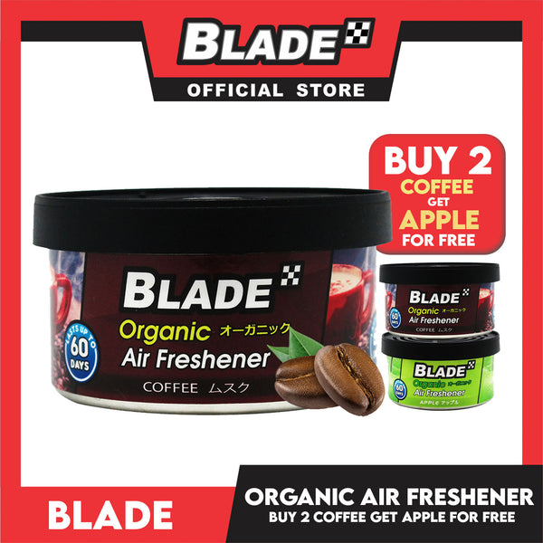 Blade Organic Air Freshener 36g Buy 2 Coffee Get 1 Free Apple