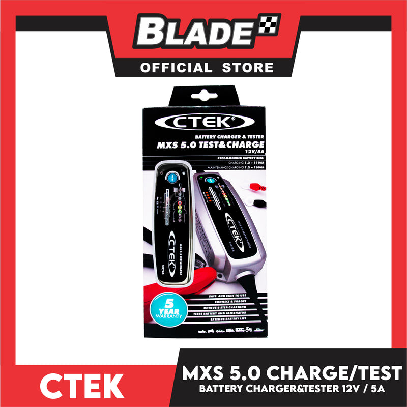Ctek Battery Charger and Tester MSX 5.0 56-721 Test and Charge 12/V5A